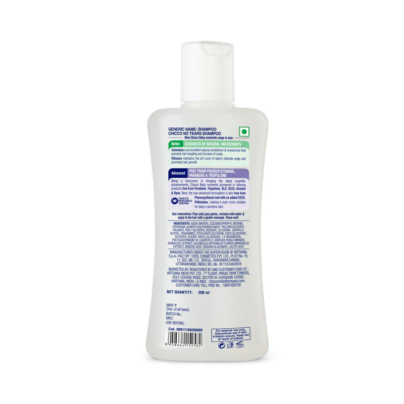 Chicco Baby Moments Baby Shampoo-With Calendula & Hibiscus - Image 26