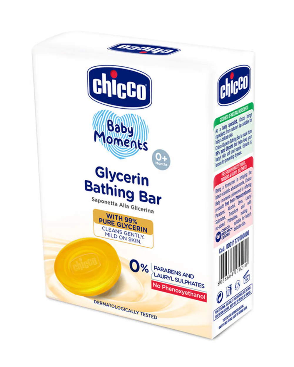 Chicco Baby Moments Baby Soap Bar-With Glycerine - Image 8