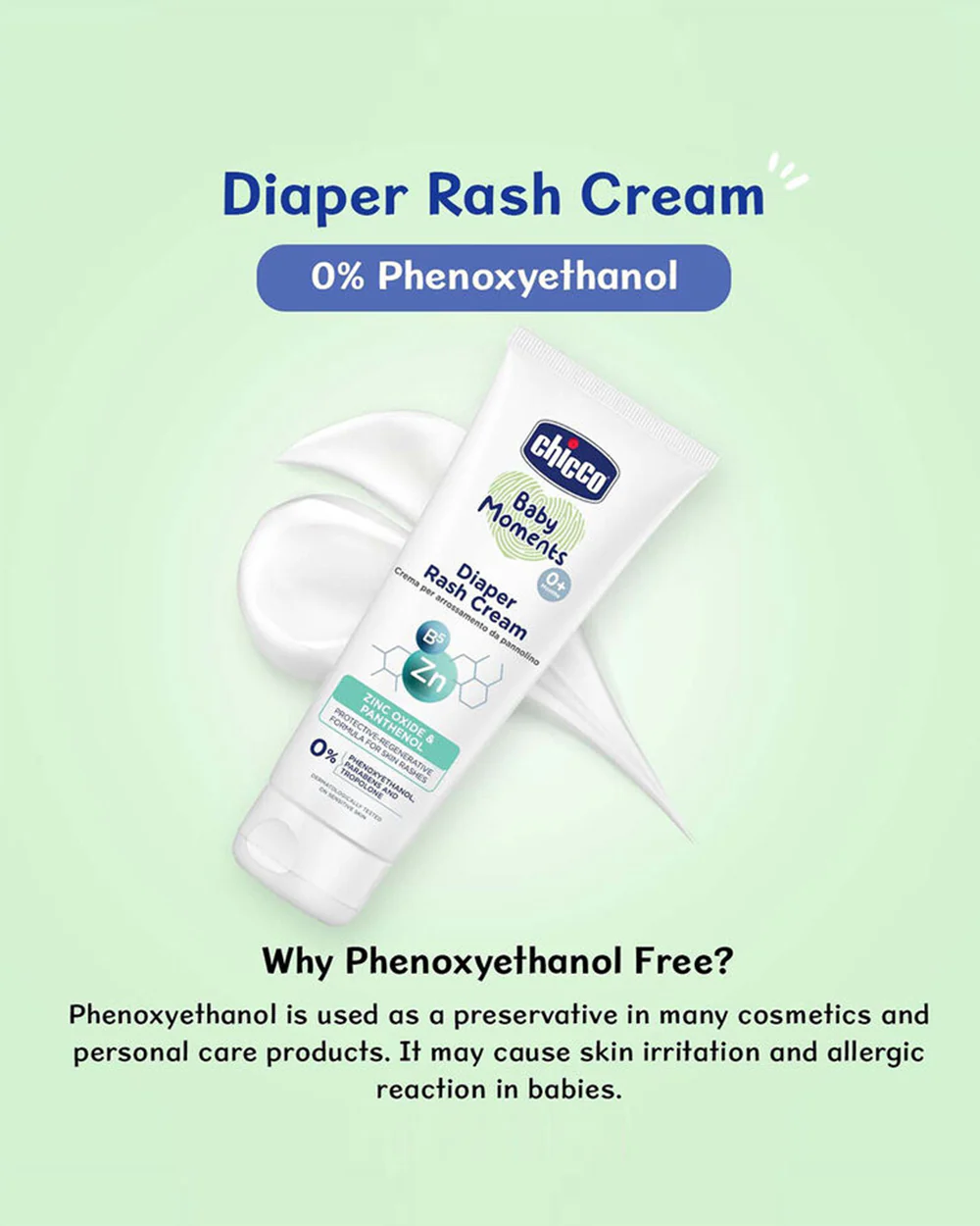 Chicco Baby Moments Diaper Rash Cream-With Zinc Oxide & Panthenol - Image 4