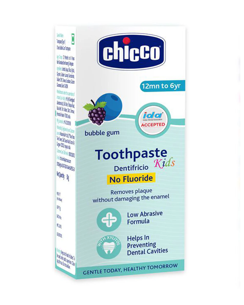 Chicco Baby Toothpaste Bubble Gum Flavour - Image 2