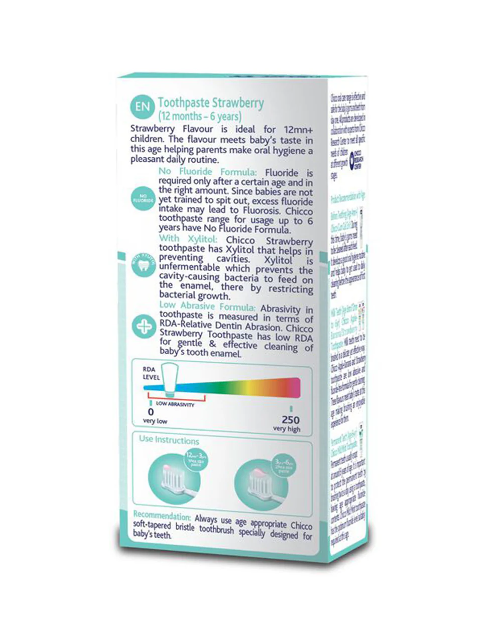 Chicco Baby Toothpaste Strawberry Flavour - Image 13
