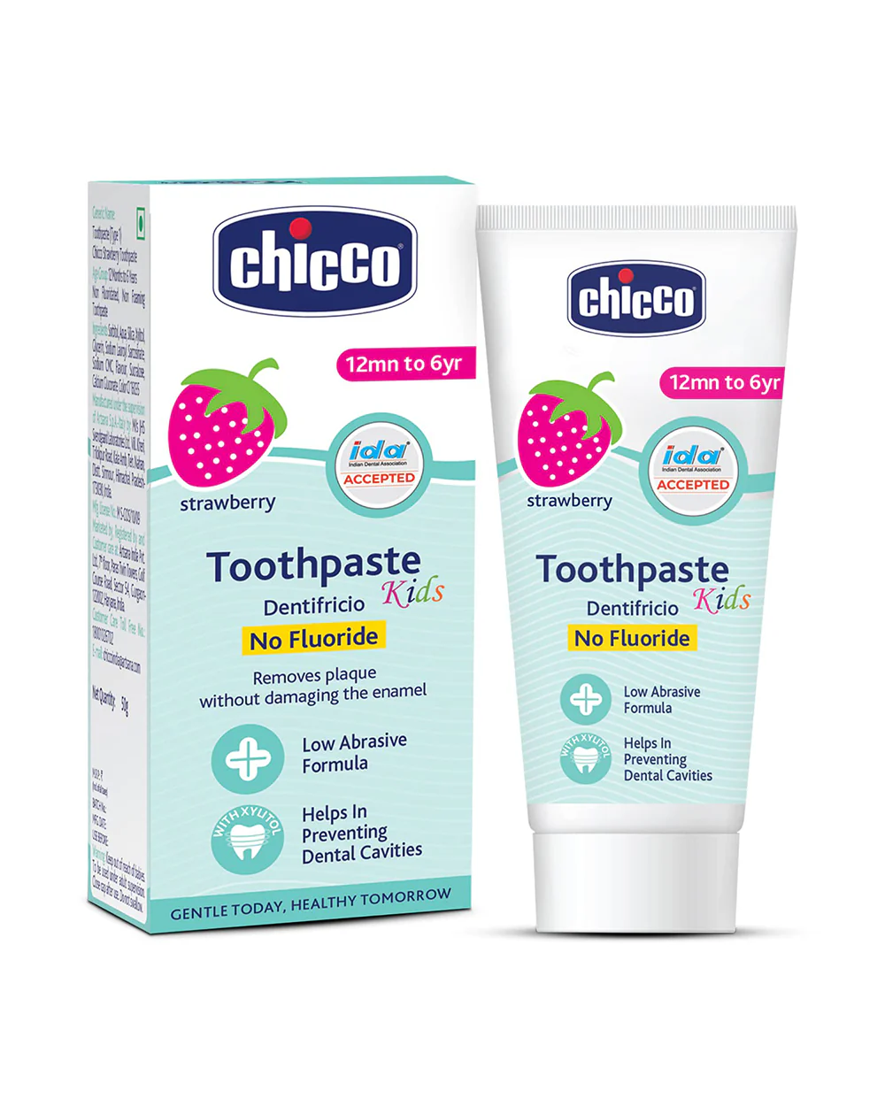Chicco Baby Toothpaste Strawberry Flavour - Image 2