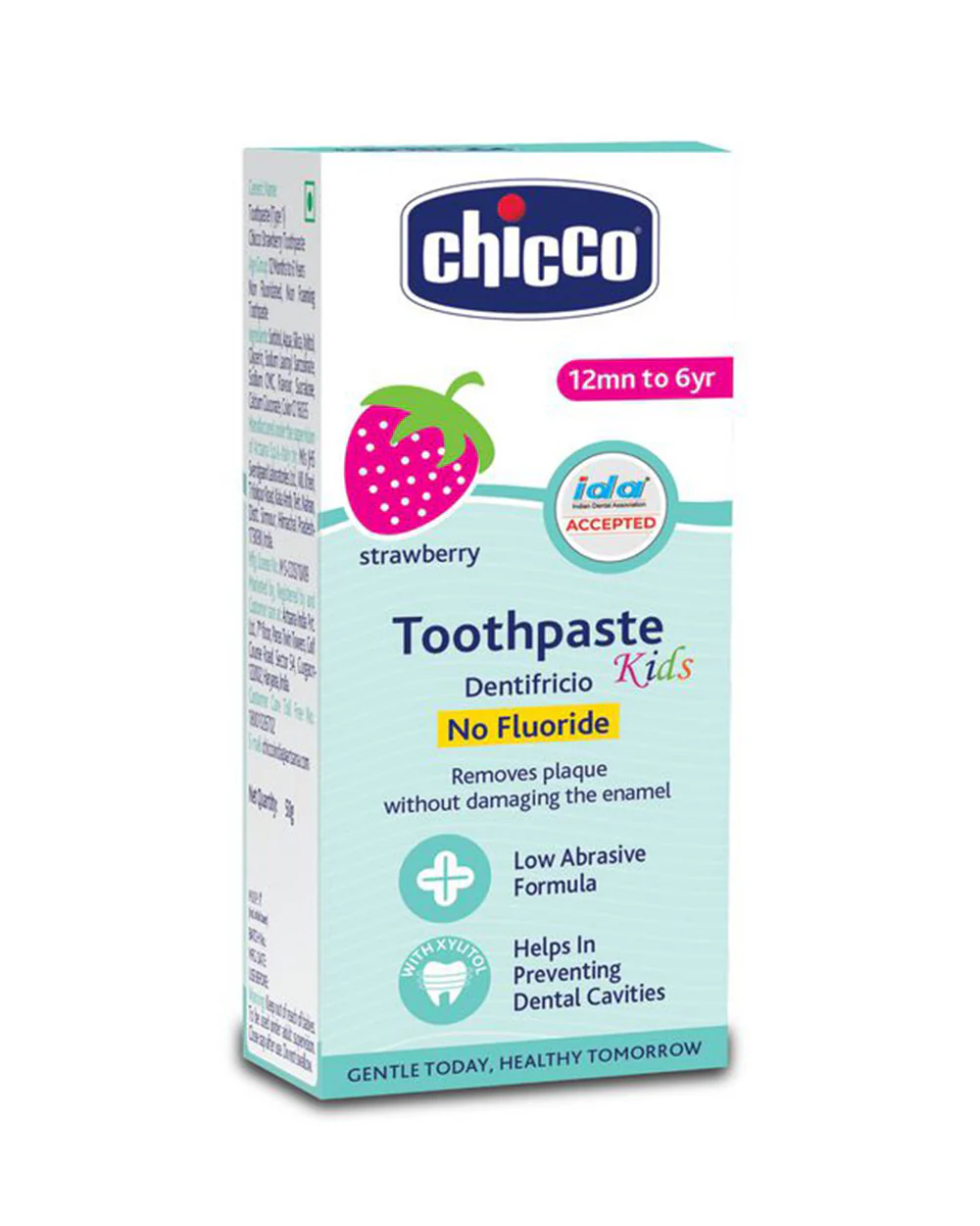 Chicco Baby Toothpaste Strawberry Flavour - Image 4