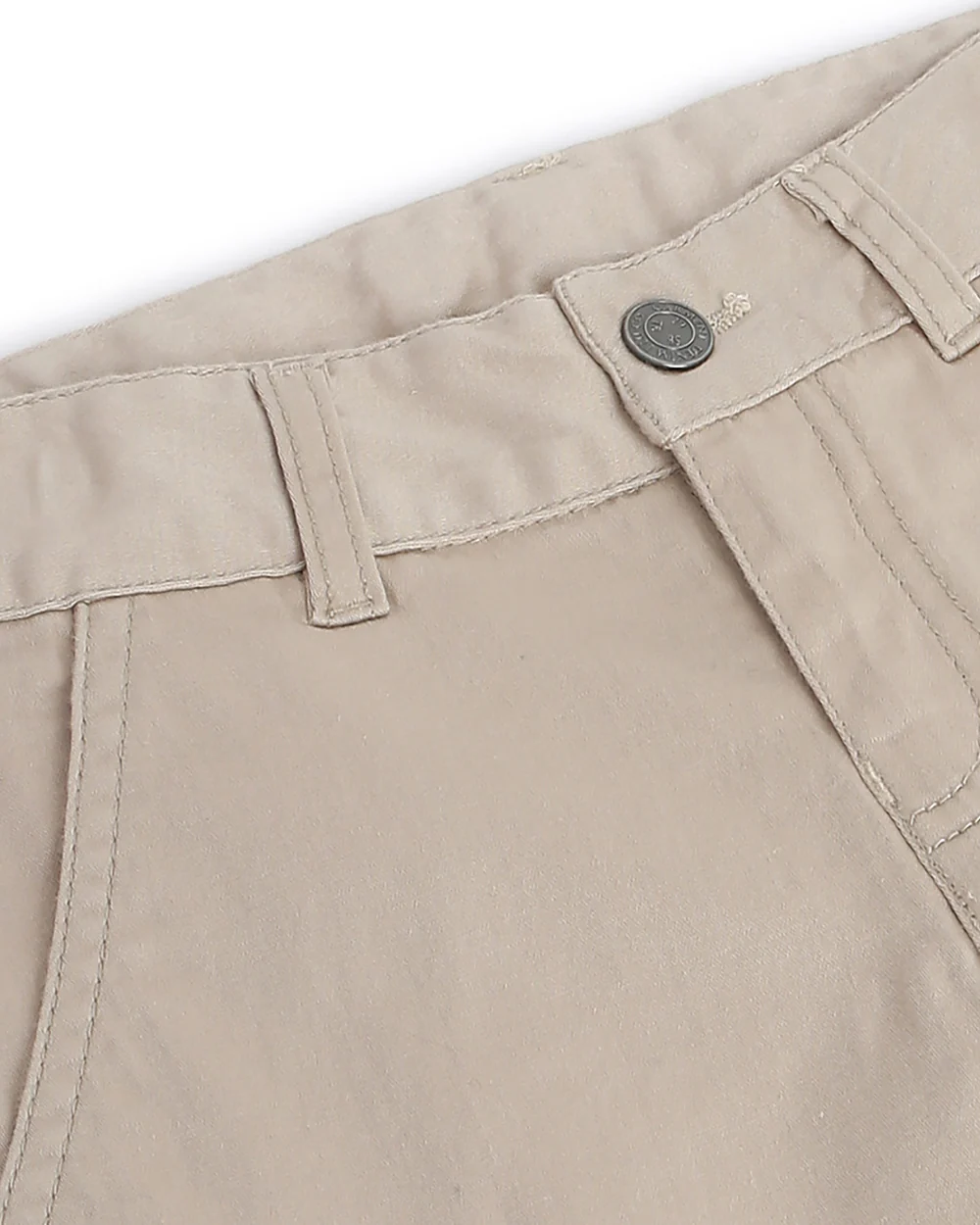 Chicco Beige Trouser-Solid-Cotton-For Infants - Image 3