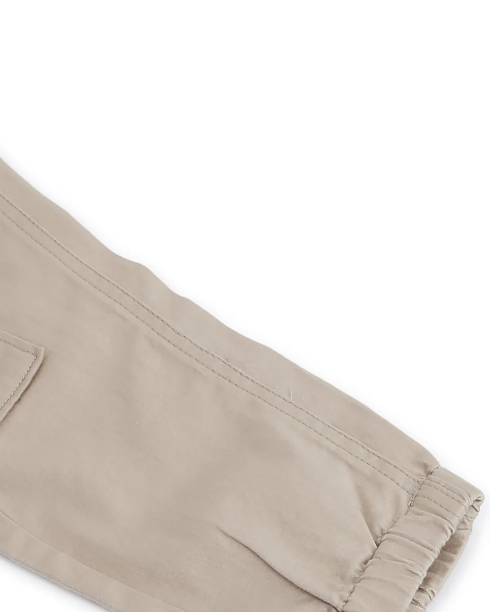Chicco Beige Trouser-Solid-Cotton-For Infants - Image 4