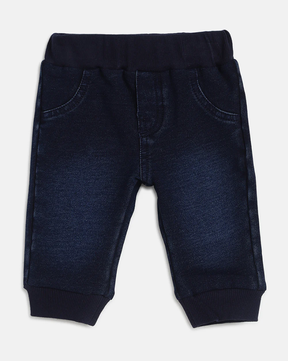 Chicco Blue Jeans-Solid-Cotton-For Infants - Image 3
