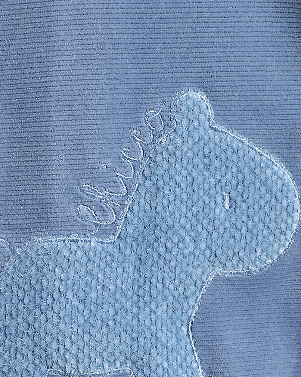 Chicco Blue Sleepsuit-Solid-Cotton & Polyester-For Infants - Image 7