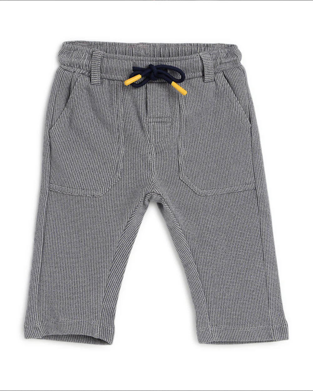 Chicco Grey Trouser-Solid-Cotton-For Infants - Image 3