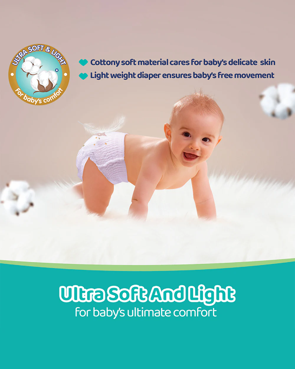 Chicco ComfyPro Diaper Pants-Medium (7-12 Kg)-With Wetness Indicator & Anti-Bacterial Protection - Image 28