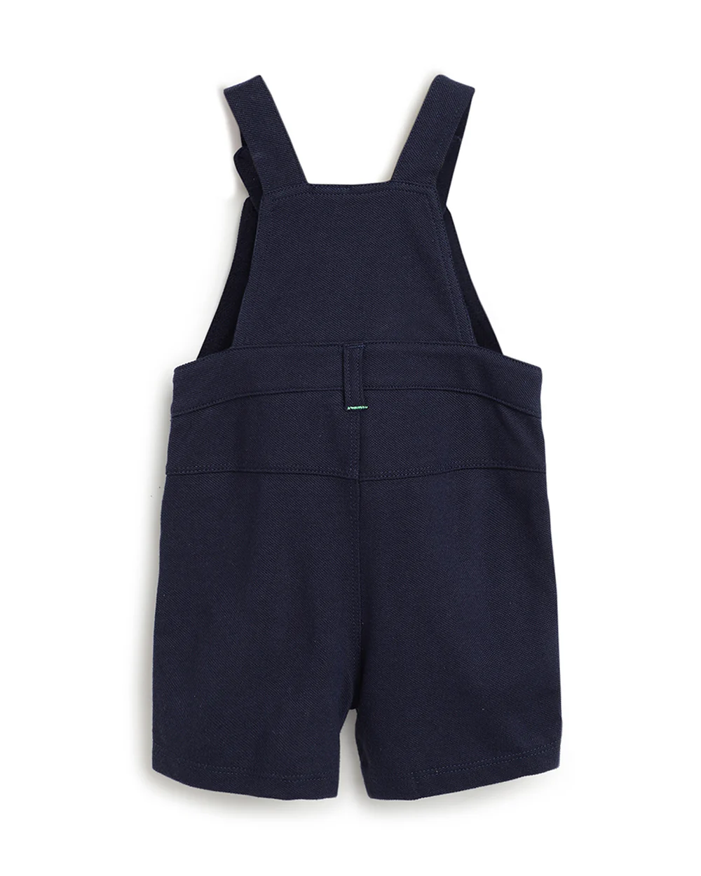 Chicco Dark Blue Dungaree-Solid-Cotton-For Infants - Image 2