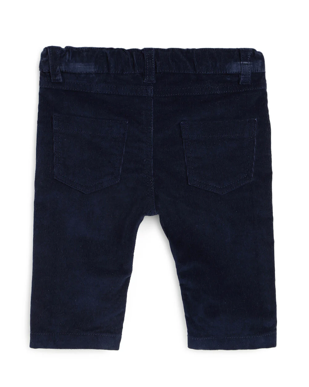 Chicco Dark Blue Jeans & Jacket Set-Solid-Cotton-For Infants - Image 7