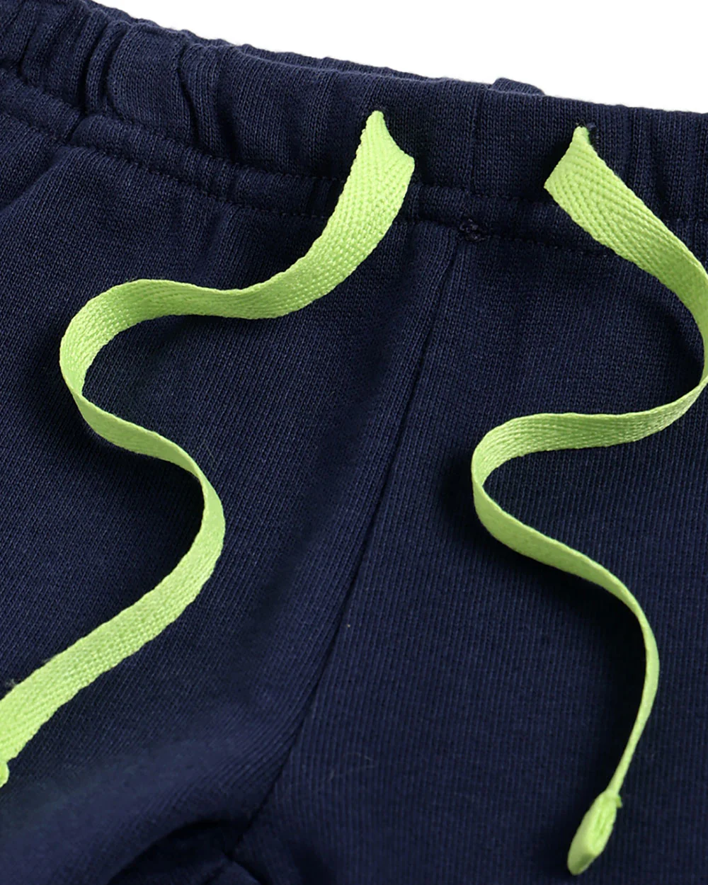 Chicco Dark Blue Joggers-Solid-Cotton-For Infants - Image 3