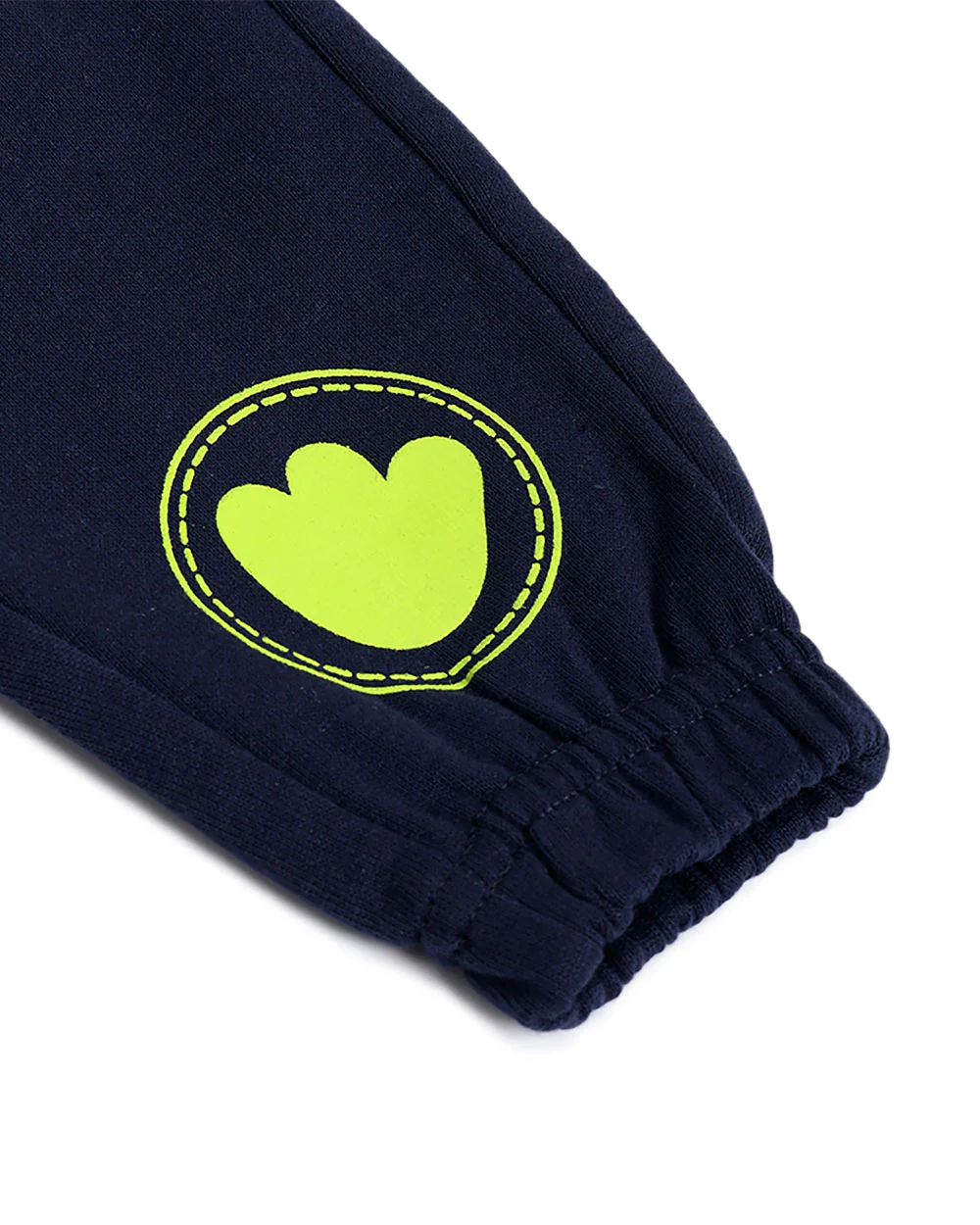 Chicco Dark Blue Joggers-Solid-Cotton-For Infants - Image 4