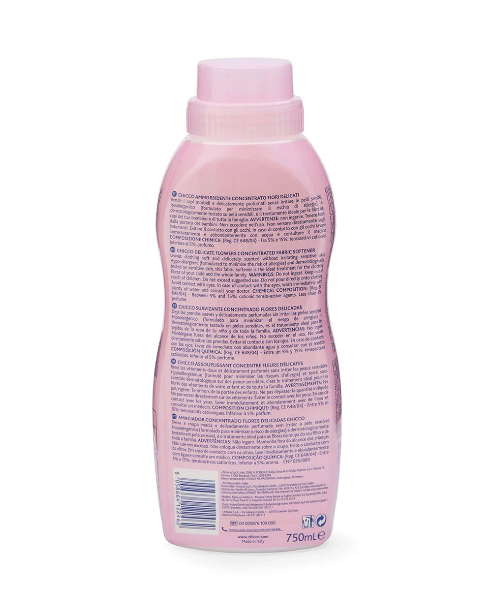 Chicco Fabric Softener-With Odor Removal Technology-Dermatologically Tested-Infant Safe-Delicate Flowers - Image 2