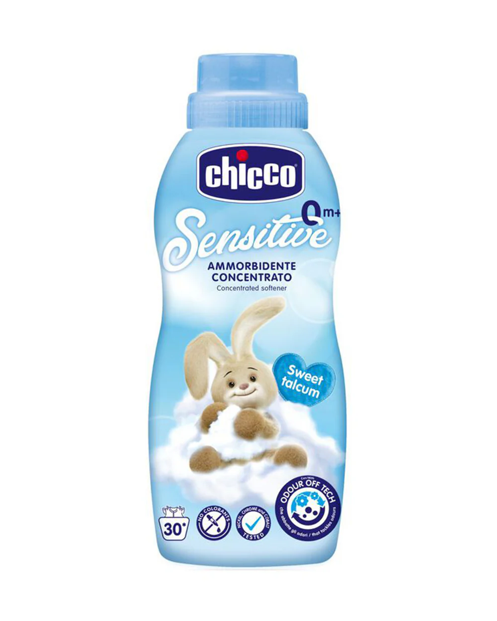 Chicco Fabric Softener-With Odor Removal Technology-Dermatologically Tested-Infant Safe-Sweet Talcum