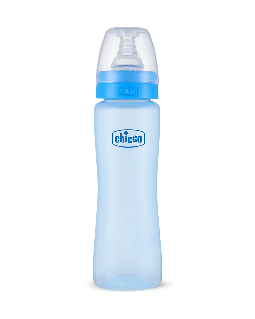 Chicco Feed Easy Feeding Bottle-Anti Colic System-250 ml-Blue-2M+