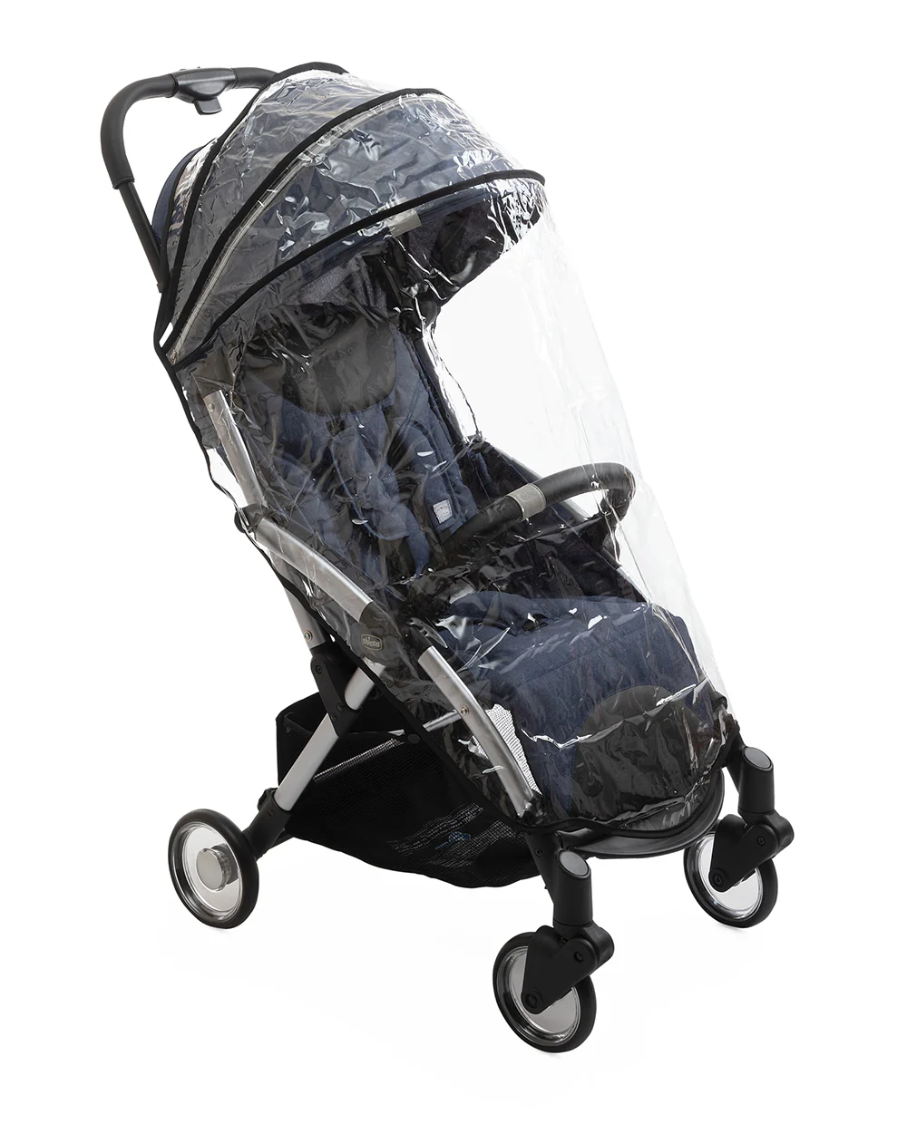 Chicco Goody Plus Lightweight Baby Stroller-Cabin Friendly-Auto Folding Mechanism-Pram for 0M+ (Upto 22 Kg)-Indigo - Image 10