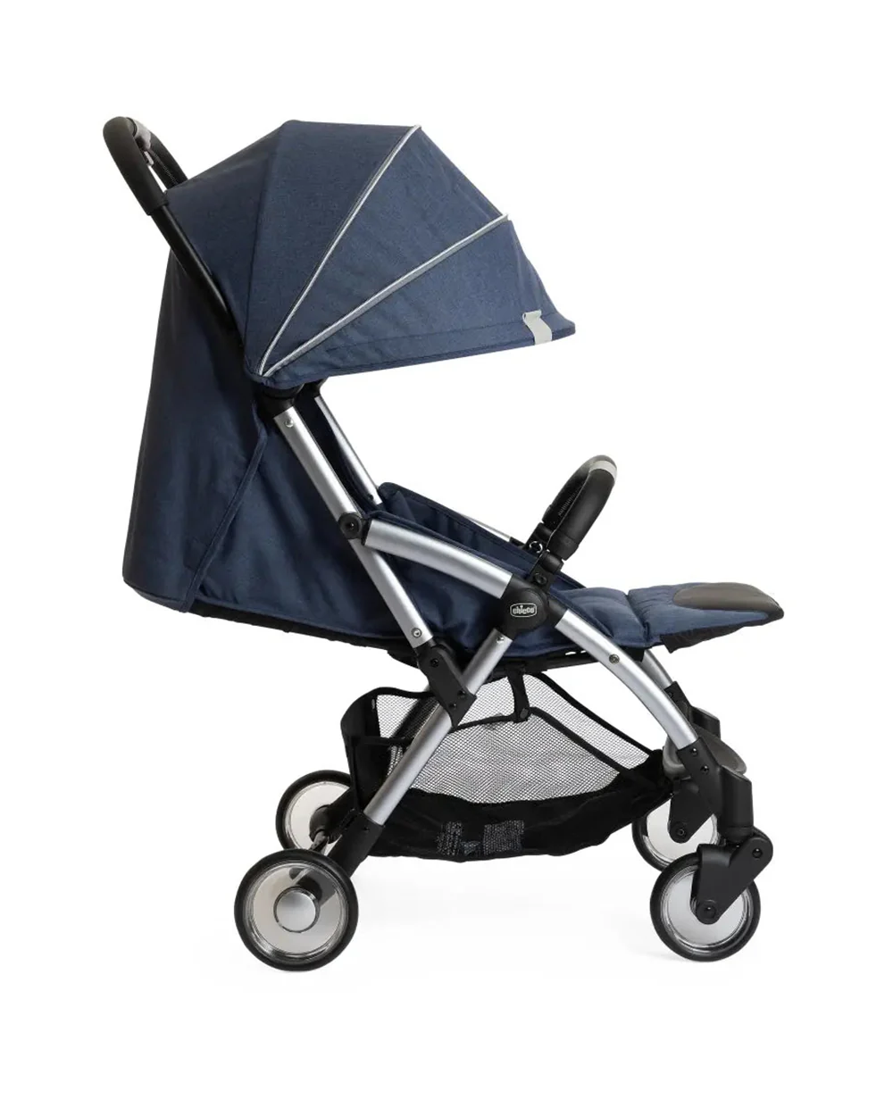 Chicco Goody Plus Lightweight Baby Stroller-Cabin Friendly-Auto Folding Mechanism-Pram for 0M+ (Upto 22 Kg)-Indigo - Image 6