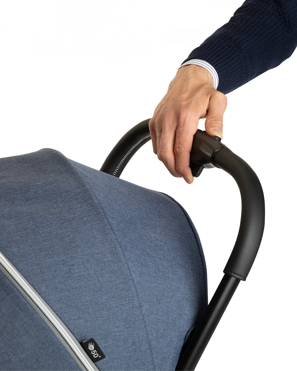 Chicco Goody Plus Lightweight Baby Stroller-Cabin Friendly-Auto Folding Mechanism-Pram for 0M+ (Upto 22 Kg)-Indigo - Image 7