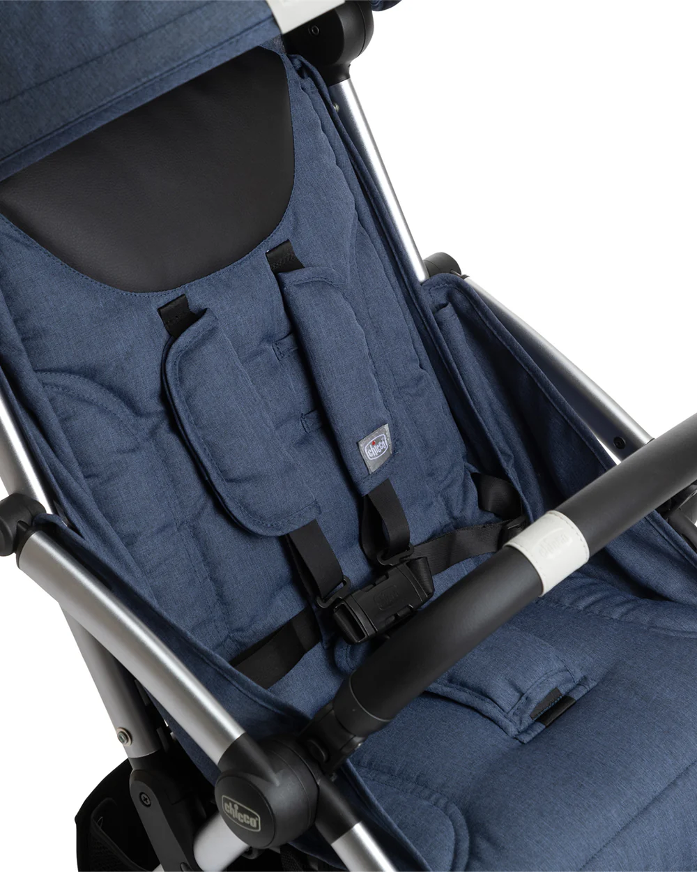 Chicco Goody Plus Lightweight Baby Stroller-Cabin Friendly-Auto Folding Mechanism-Pram for 0M+ (Upto 22 Kg)-Indigo - Image 8