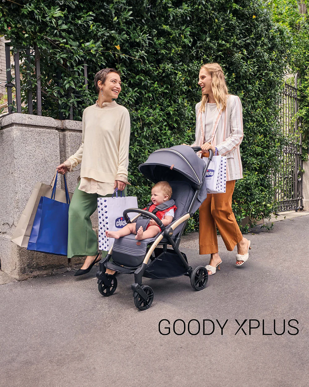 Chicco Goody XPlus Lightweight Stroller-One Hand Fold-Flat Reclining Seat-Big Shock Absorber Wheels-6 Months Warranty-For 0 to 4Y (Upto 22 Kg)-Dark Shadow - Image 18