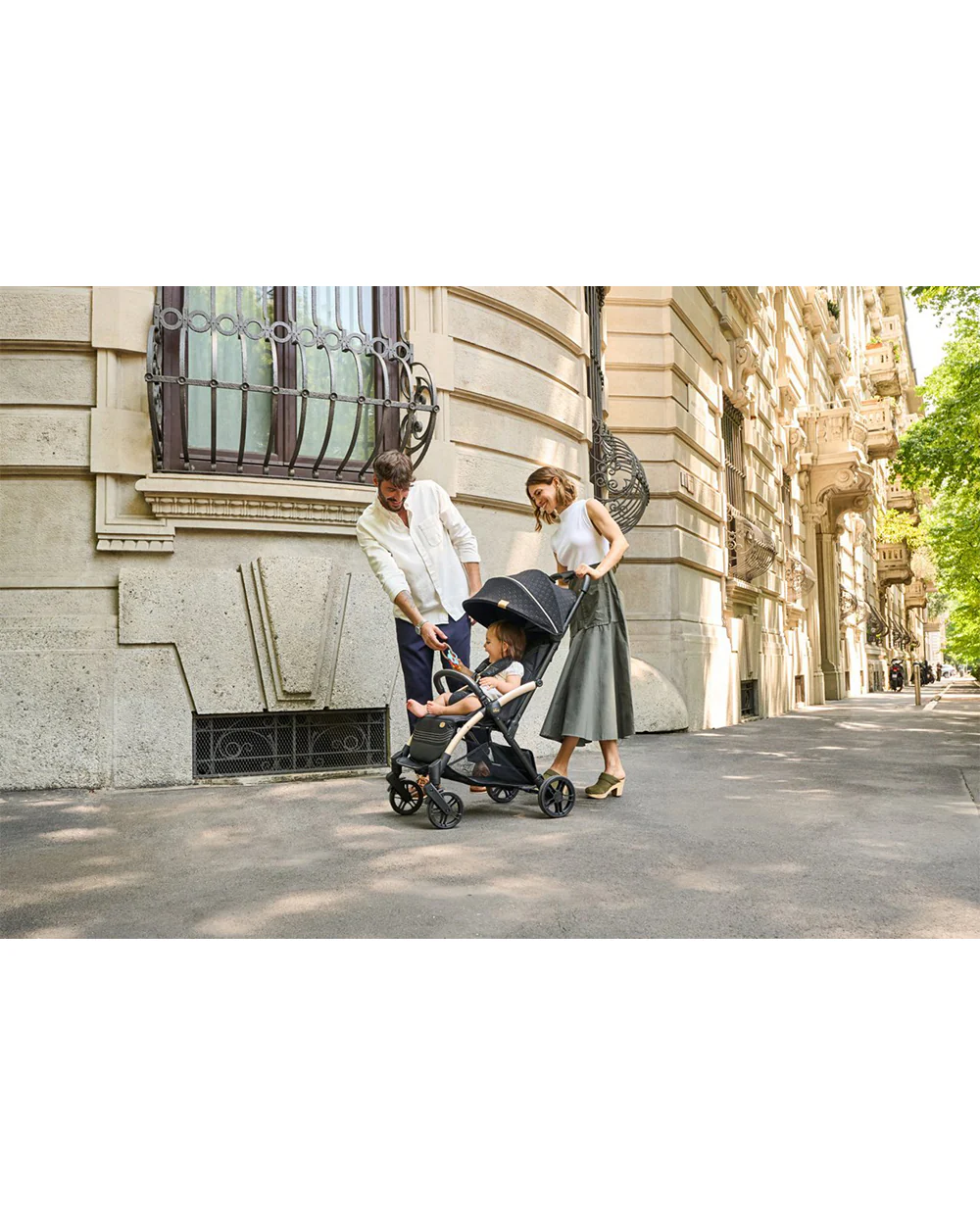 Chicco Goody XPlus Lightweight Stroller-One Hand Fold-Flat Reclining Seat-Big Shock Absorber Wheels-6 Months Warranty-For 0 to 4Y (Upto 22 Kg)-Sandshell - Image 13