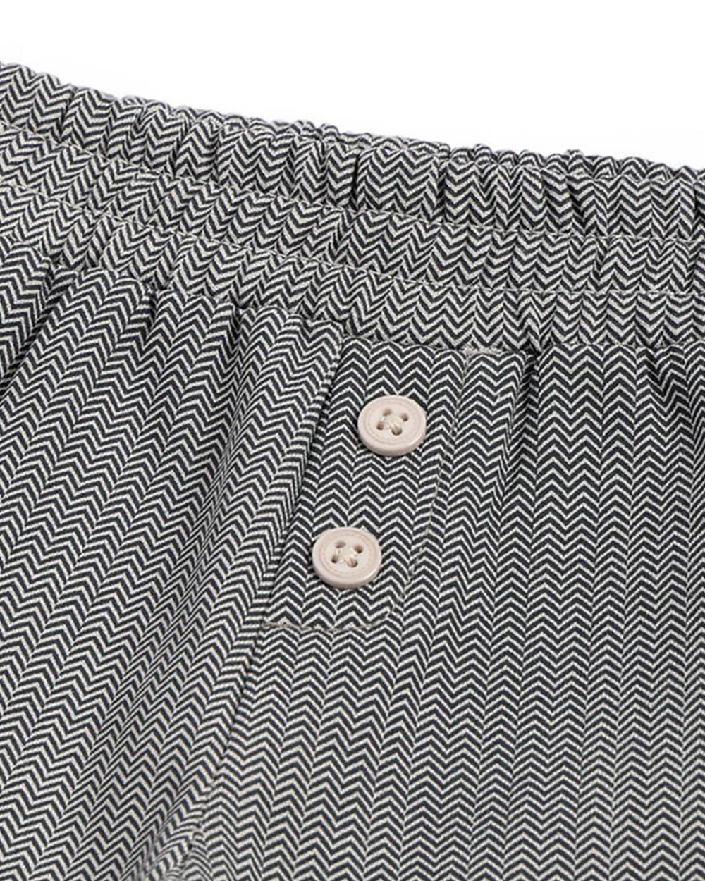 Chicco Grey Trouser-Pattern-Cotton-For Infants - Image 3