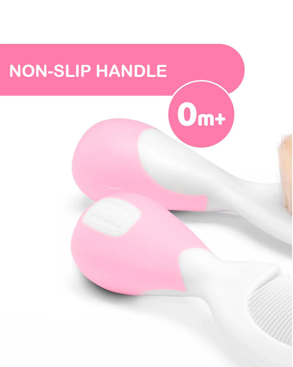 Chicco Hair Brush & Comb Set-Pink - Image 4