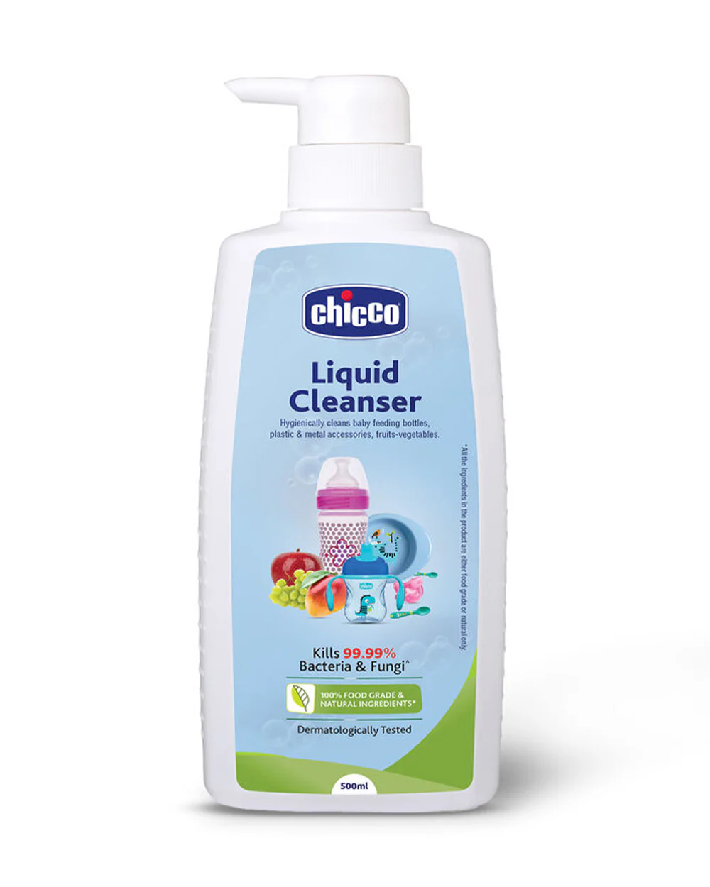 Chicco Liquid Multipurpose Cleanser Bottle-Baby Safe-Kills 99.9% Bacteria & Fungi-Dermatologically Tested - Image 6