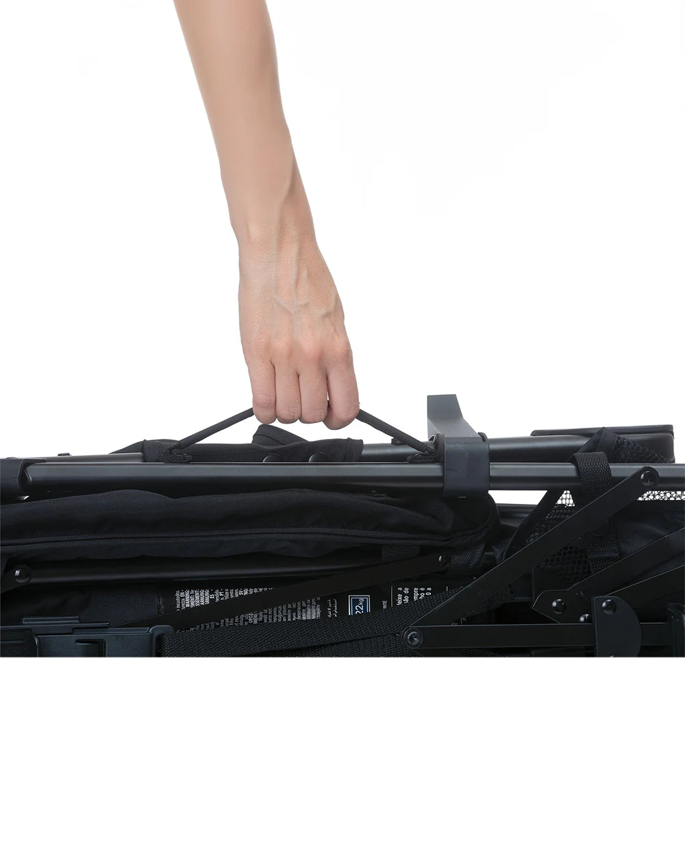 Chicco Lite Way 4 Stroller-Compact Umbrella Fold-Large Canopy-For 0M+ (Upto 22Kg)-Jet Black - Image 8
