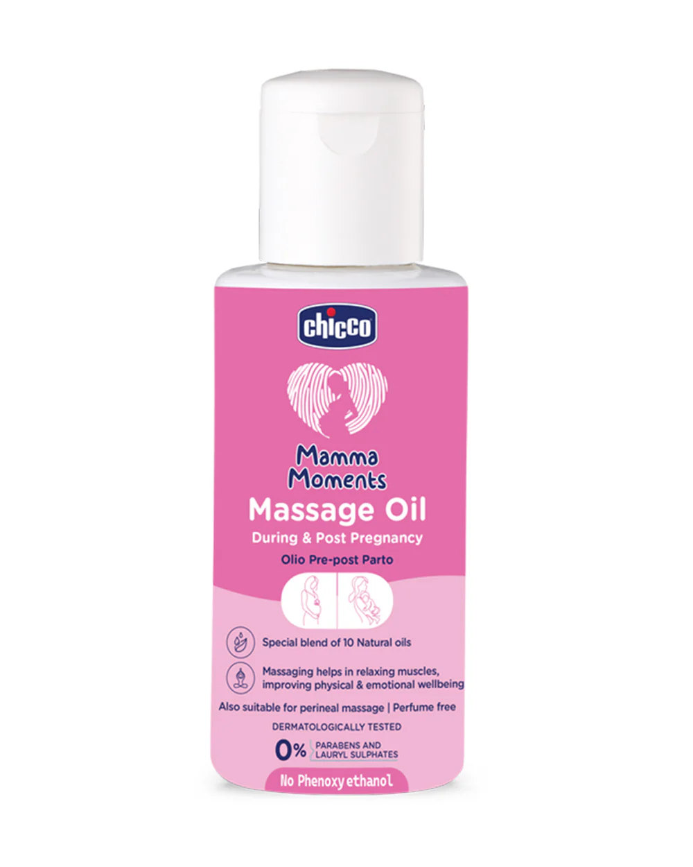 Chicco Mamma Moments Massage Oil-With Avocado & Vitamin E Formula-Pregnancy & Breastfeeding Safe - Image 4
