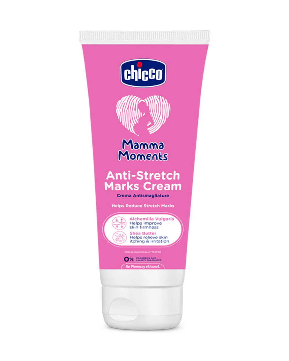 Chicco Mamma Moments Stretch Marks Cream-With Shea butter & Alchemilla-Vulgaris-Pregnancy & Breastfeeding Safe - Image 4