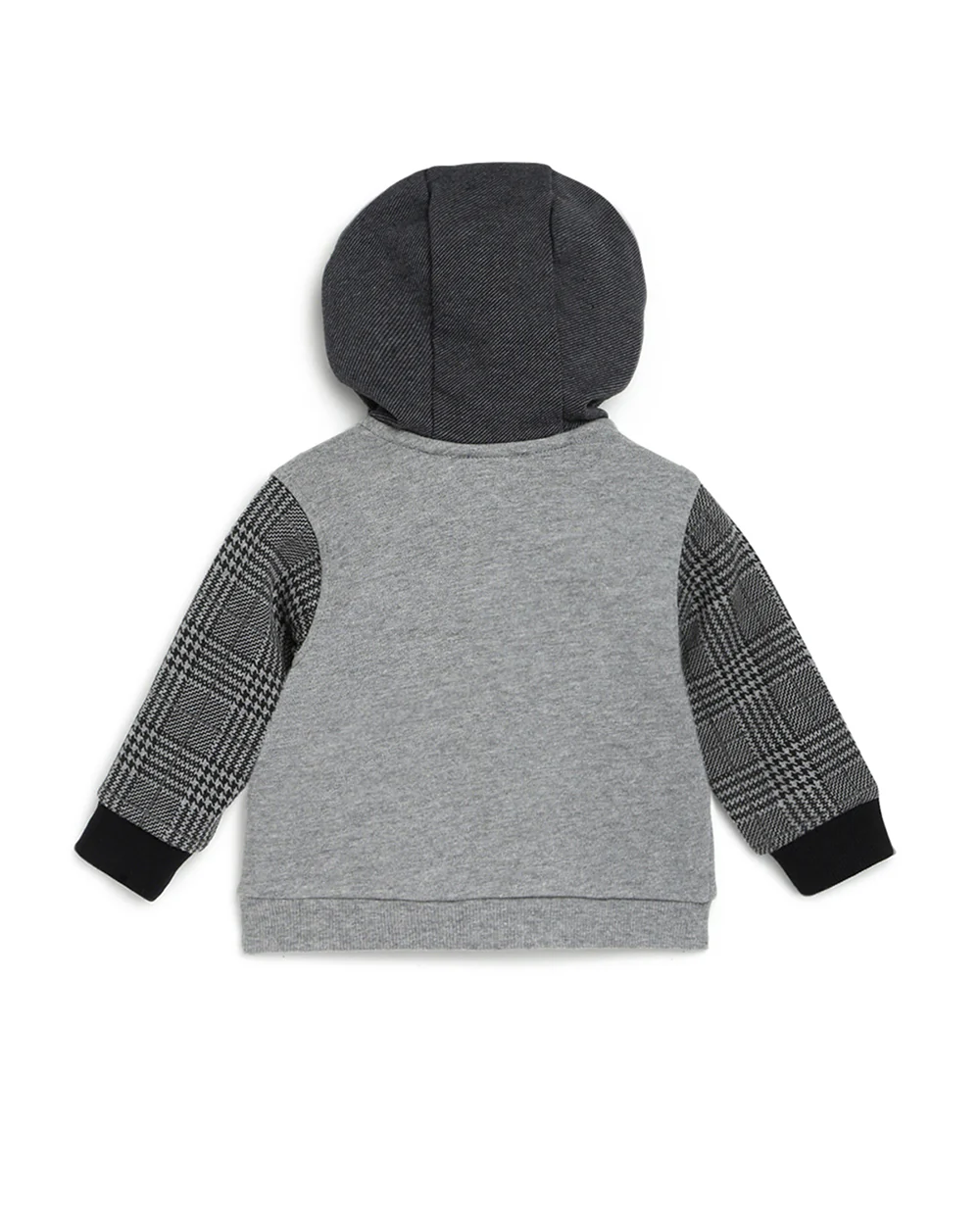 Chicco Medium Grey Jacket-Solid-Cotton-For Infants - Image 2