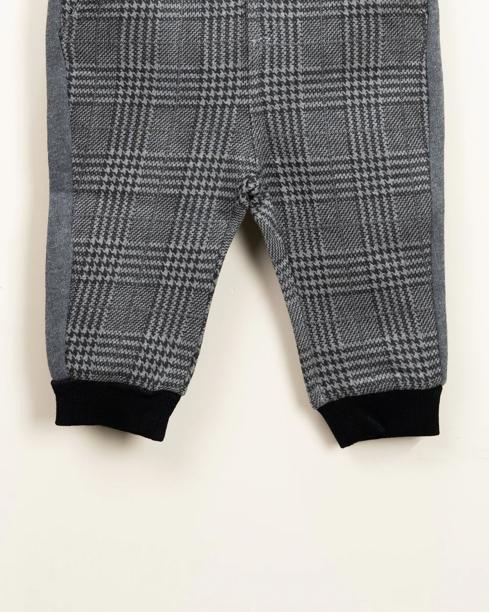 Chicco Medium Grey Trouser-Checked-Cotton-For Infants - Image 7