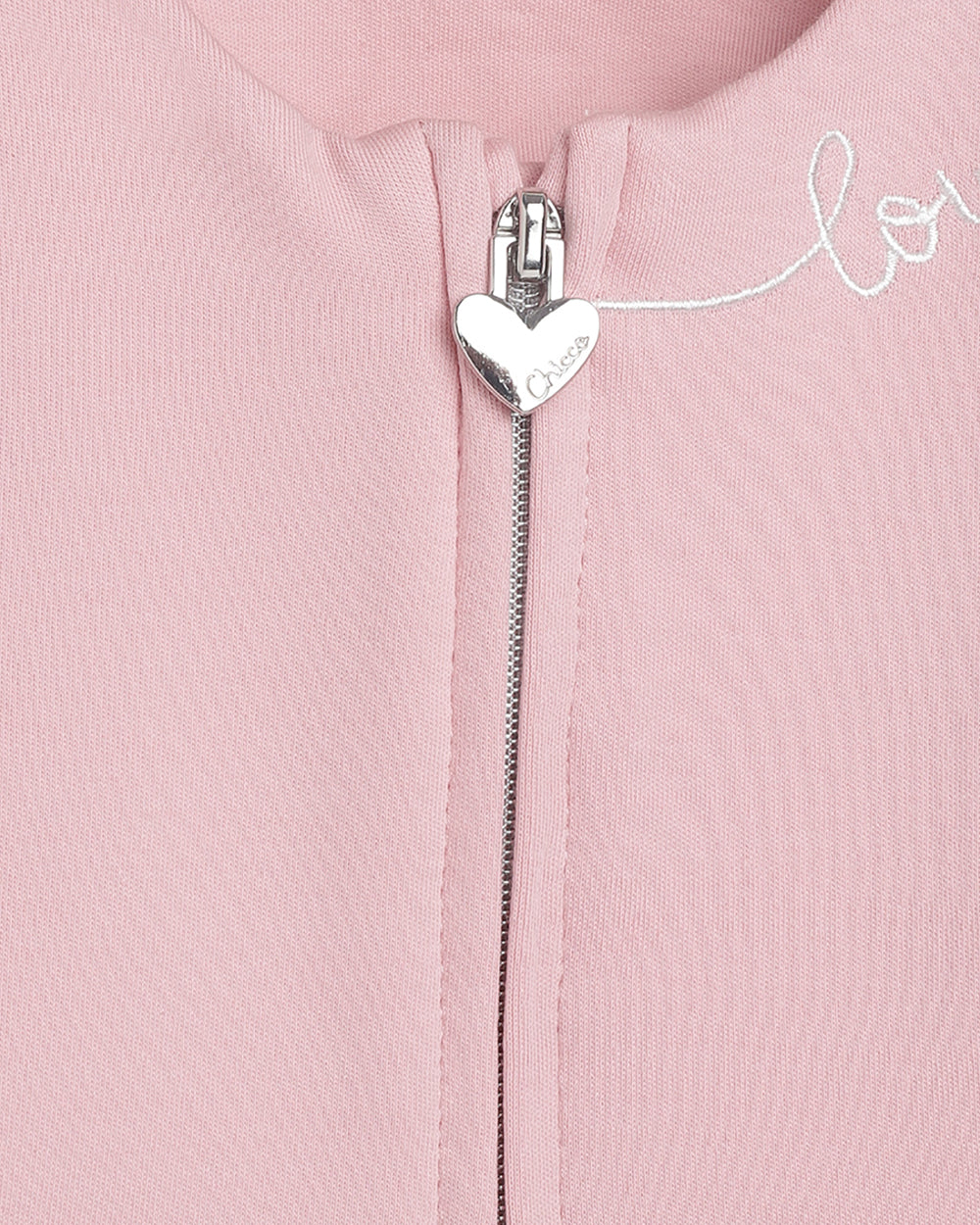 Chicco Medium Pink Winter Wear Cardigan-Solid-Cotton-For Infants - Image 4
