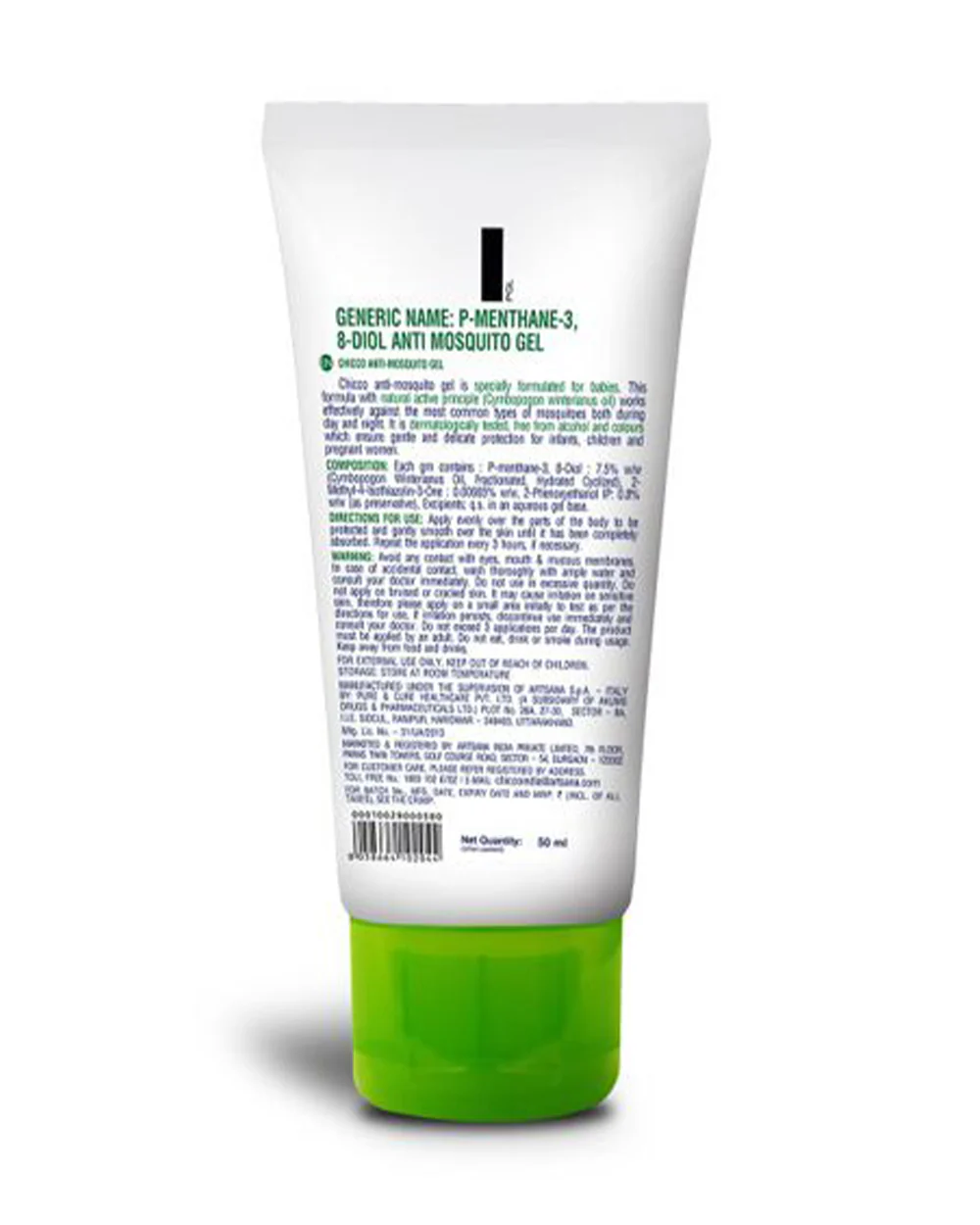 Chicco Natural Mosquito Repellent Gel For Infants-With Natural Active Ingredients - Image 2