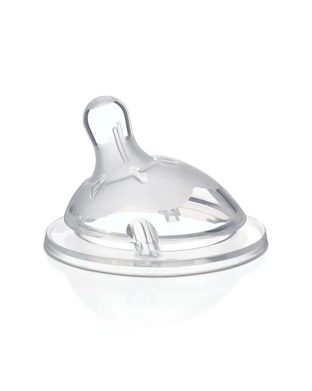 Chicco NaturalFeeling Teat-Exclusive Angled Teat-Anti Colic Effect-2M+-Medium Flow-Feeding Bottle Nipple - Image 2