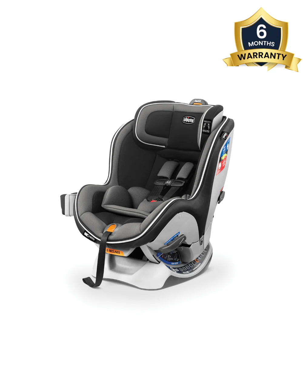 Chicco Nextfit Zip Baby Car Seat-Convertible (Front & Rear Facing)-With Latch System-For 0M+ (Upto 30Kg)-Carbon - Image 2