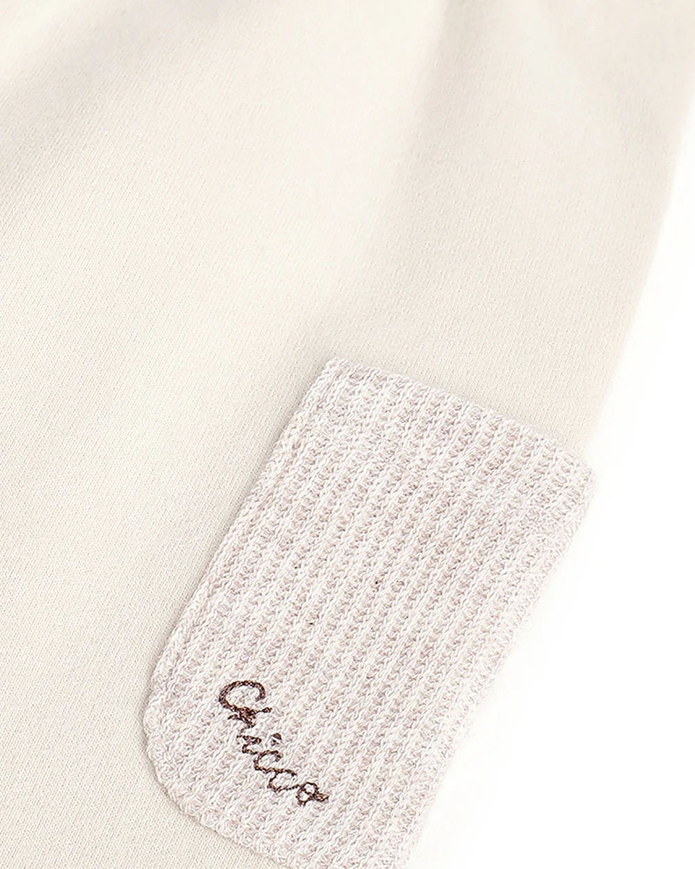 Chicco Off White & Beige Top & Legging Set-Printed-Cotton & Polyester-For Infants - Image 8
