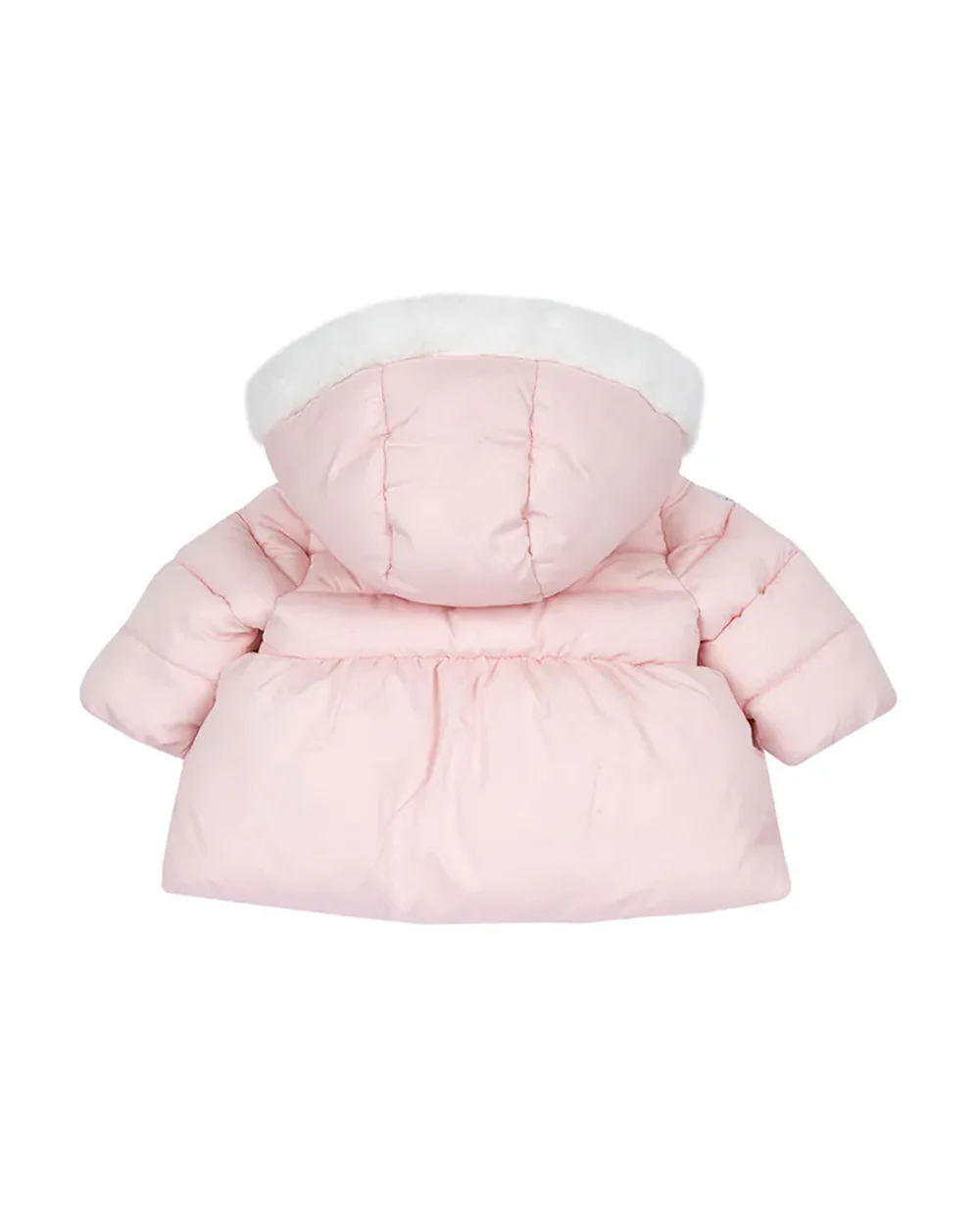 Chicco Light Pink Padded Winterwear Jacket-Solid-Polyester-For Infants - Image 2