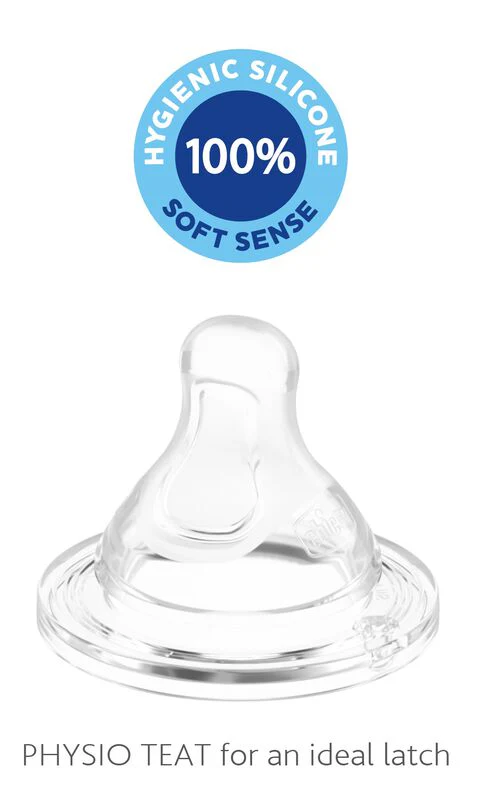 Chicco Physio Teat-Advanced Anti Colic Effect-6M+-Food Flow-Feeding Bottle Nipple - Image 6