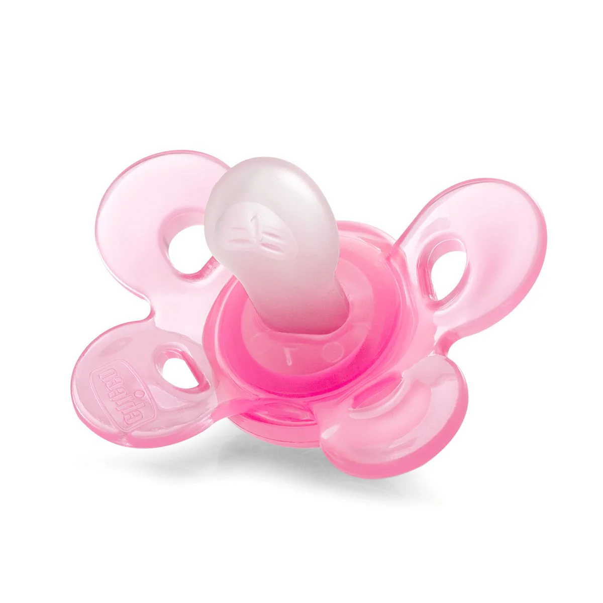 Chicco PhysioForma Comfort Soother-With Sterilizing Case-Orthodontic-Pink Lumi-0 to 6M-Pacifier - Image 3