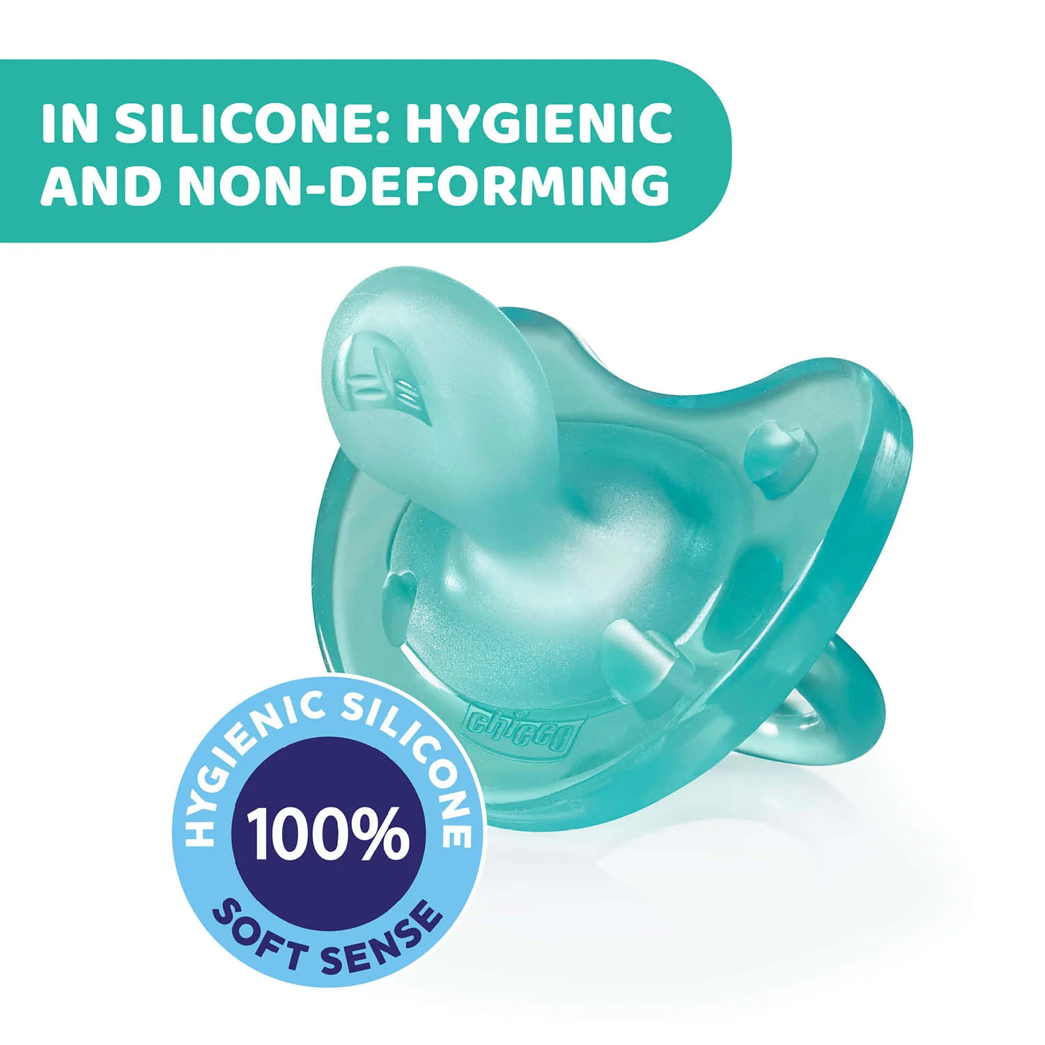 Chicco PhysioForma Soft Soother-With Ventillation Holes-Orthodontic-Blue-16 to 36M-Pacifier - Image 5