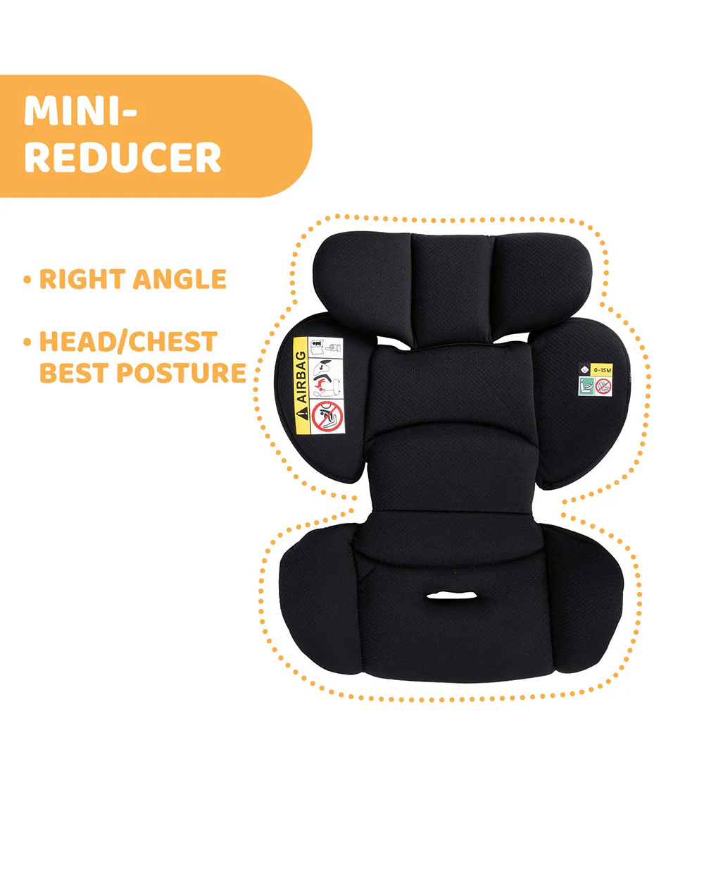 Chicco Seat3Fit Classic-2 Reclining Positions-360 Degree Rotation System-For 0 to 7Y-Black - Image 10