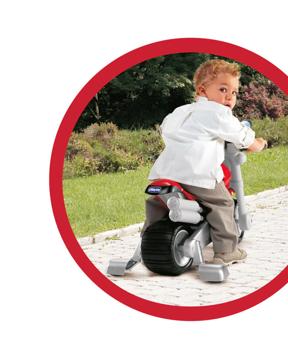 Chicco Toy Ducatti Monster Ride On-Removable Side Wheels-Push Along Toy-For 1.5 to 5 Years - Image 8