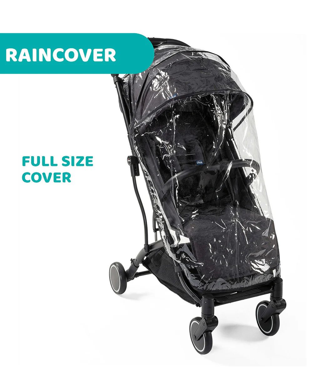 Chicco TrolleyMe Lightweight Baby Stroller-Travel Friendly-One Hand Fold-Pram for 0M+ (Upto 15 Kg)-Stone Black - Image 13