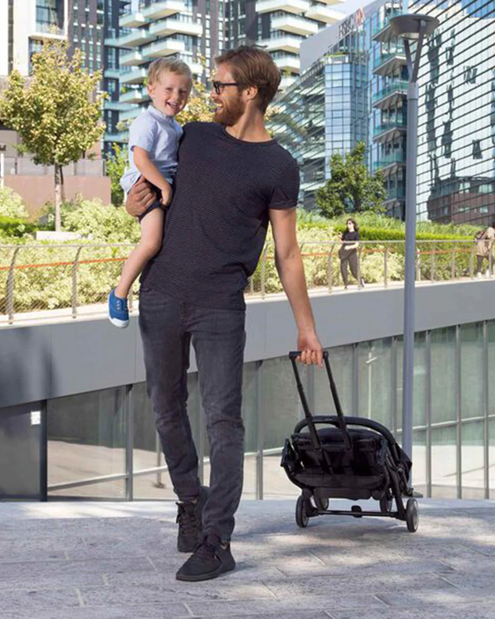Chicco TrolleyMe Lightweight Baby Stroller-Travel Friendly-One Hand Fold-Pram for 0M+ (Upto 15 Kg)-Stone Black - Image 19