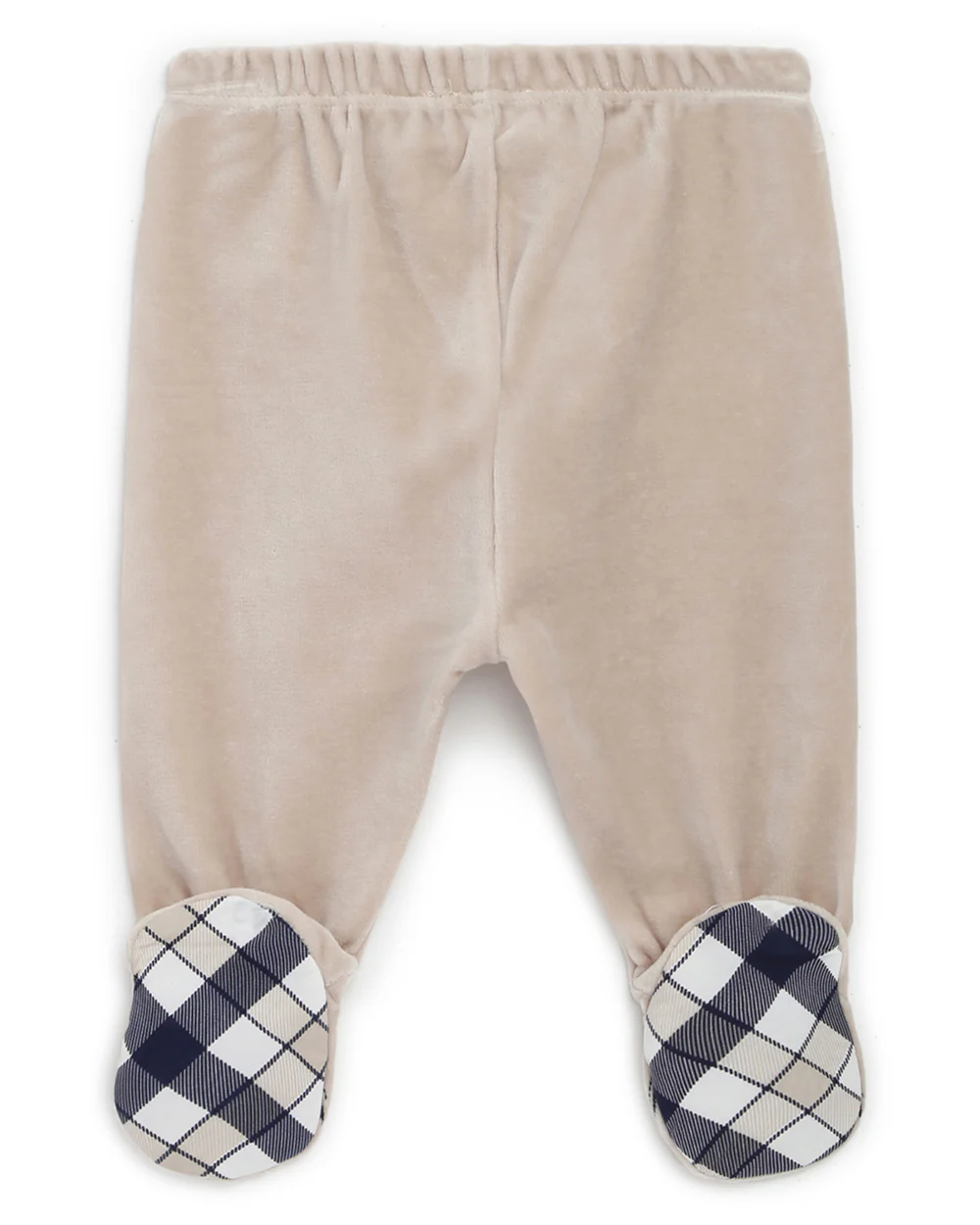 Chicco White and Beige Top & Legging Set-Printed-Cotton-For Infants - Image 5