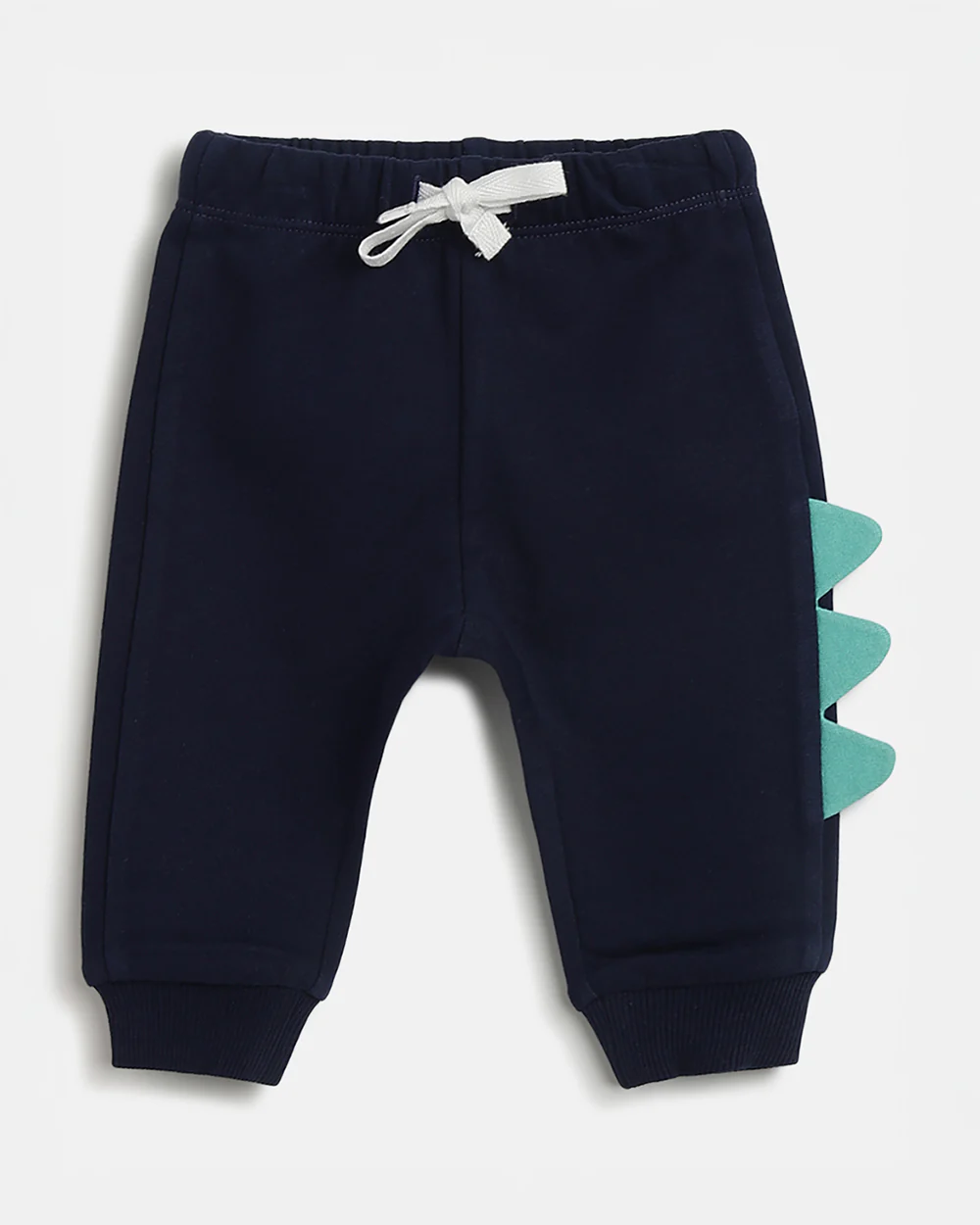 Chicco Navy Blue Joggers-Cotton-Solid-For Infants