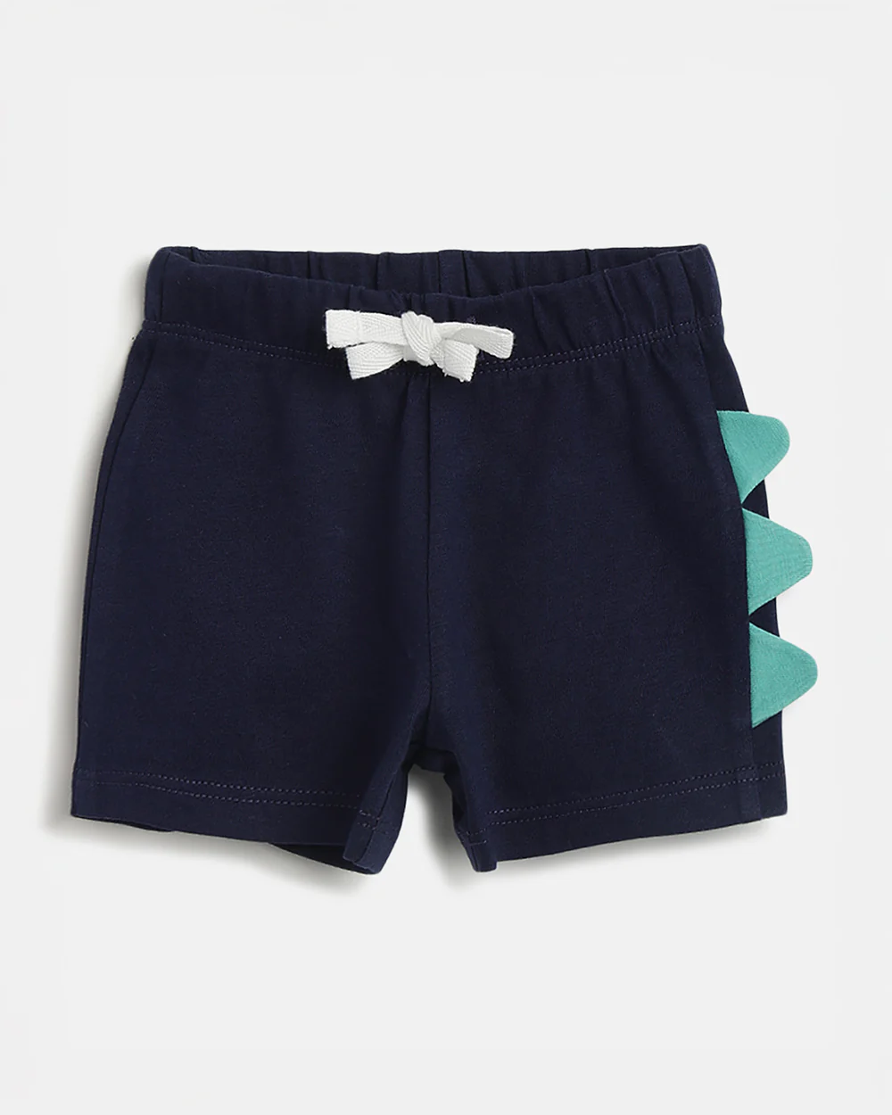 Chicco Navy Blue Shorts-Cotton-Solid-For Infants